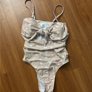 Polka Dot One-Piece Swimsuit